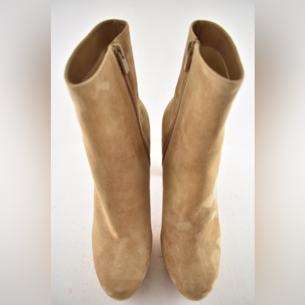Christian Louboutin Loo Booty 130 Lionne Beige Platform Heel Ankle Boot 40.5 - Picture 9 of 15